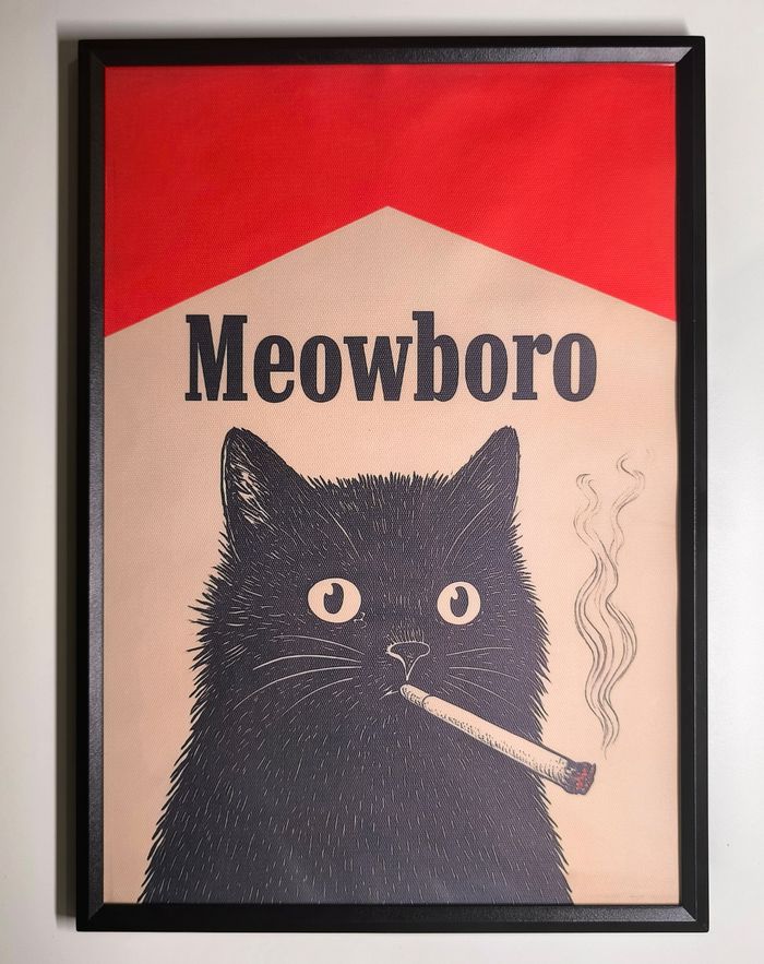 Poster en toile avec cadre