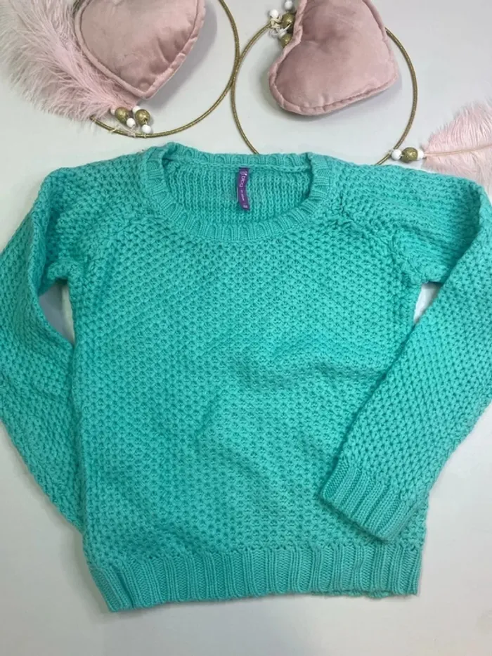 Pull en maille fille - Taille 10 ans