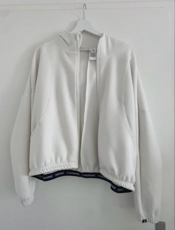 ✨ Veste à capuche fitness Domyos – XL – Blanc