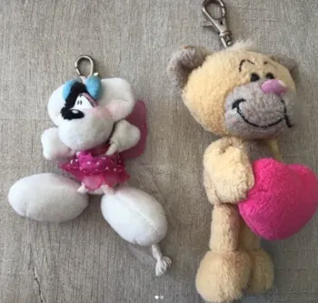 Lot 2 peluches pimboli et diddl