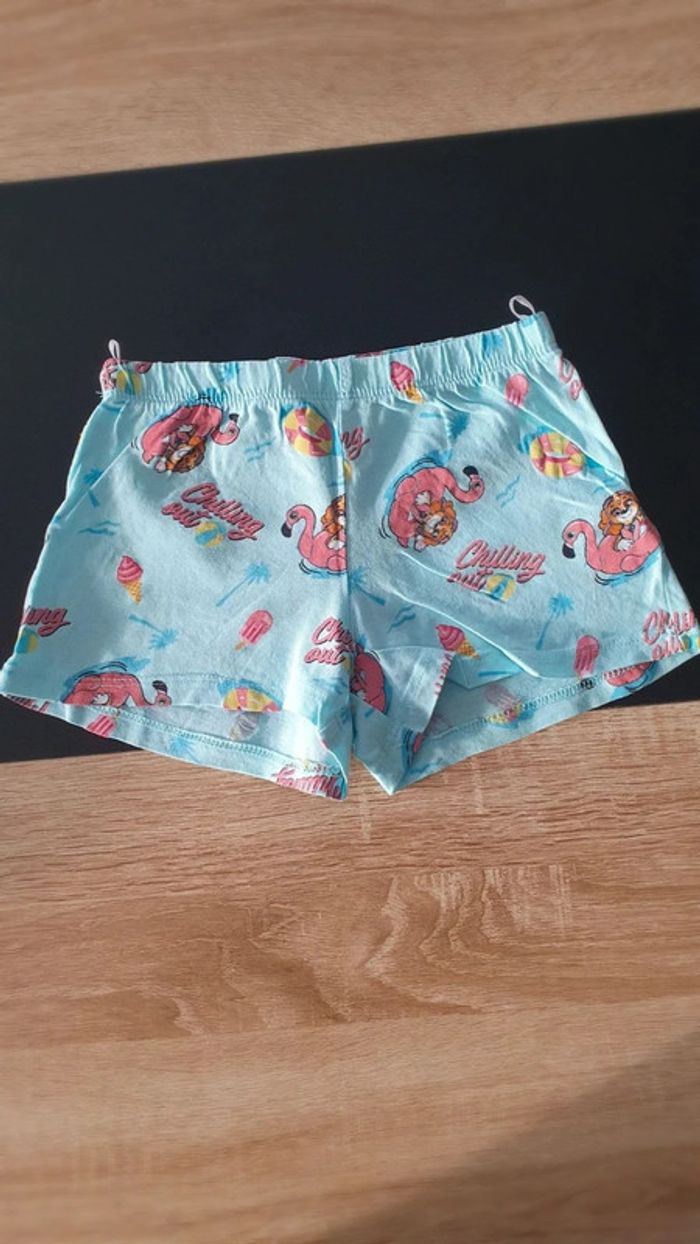 Lot de 2 pyjamas shorts 98 cm - photo numéro 4