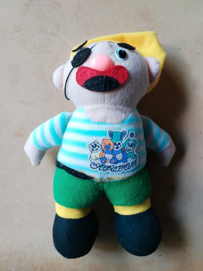 Peluche pirate vintage