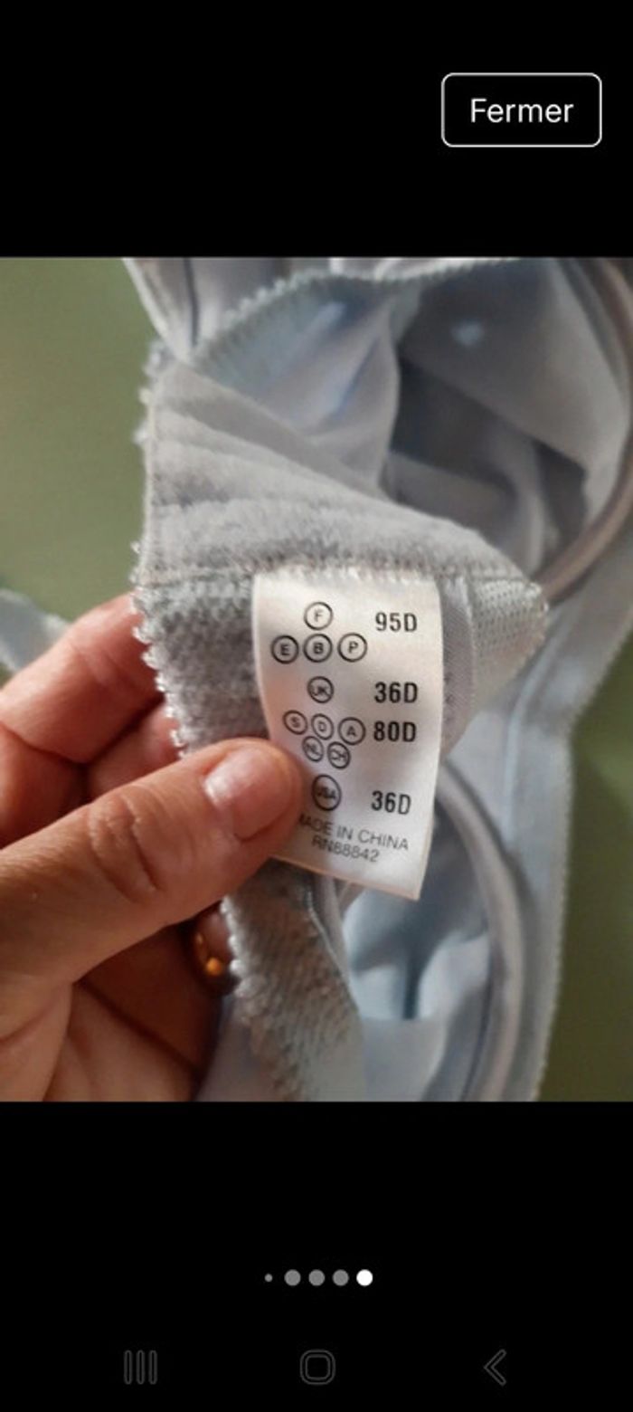 Soutien gorge gris perle - photo numéro 8