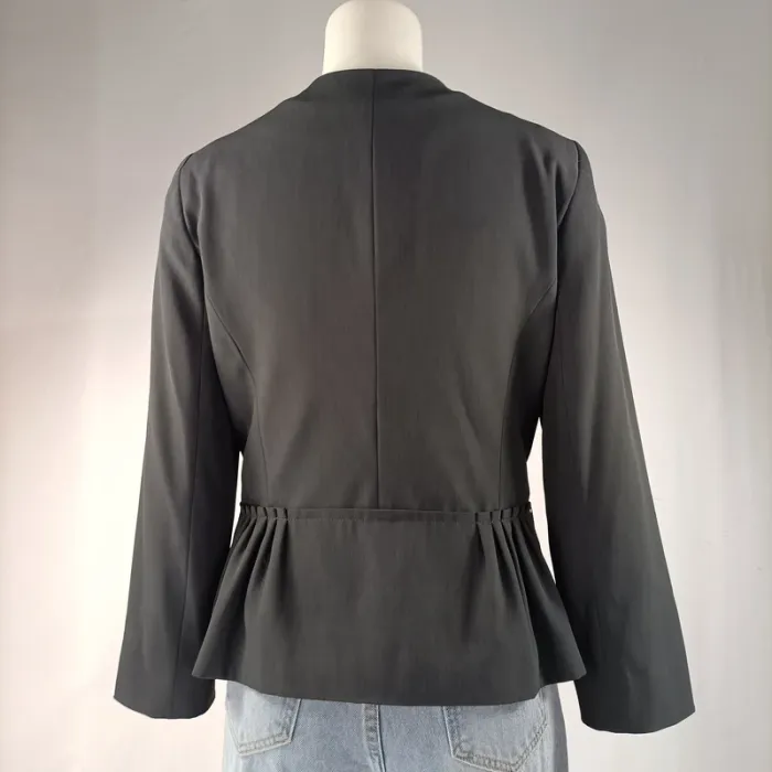Veste Grise Basic cintrée - Veste classique - 1 2 3 - Taille 38 Élégante, classe - photo numéro 7