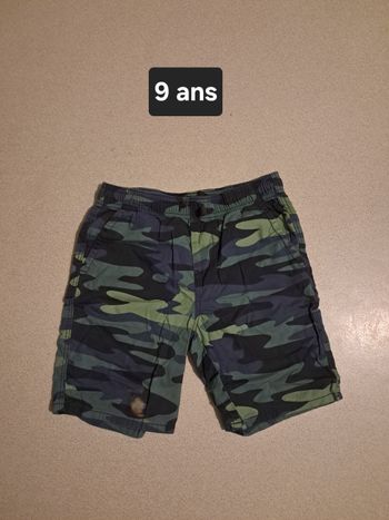 Short militaire 9 ans kiabi 
