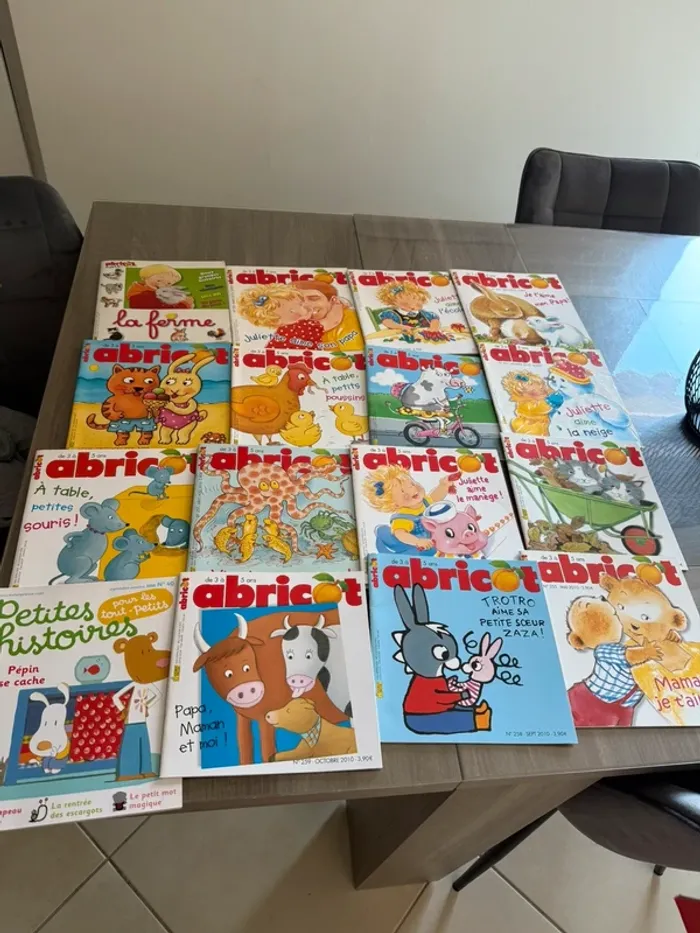 Collection livres Abricot