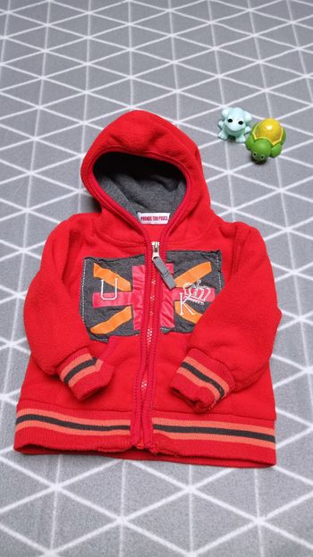 gilet polaire zippé, Prends ton pouce, 9 mois