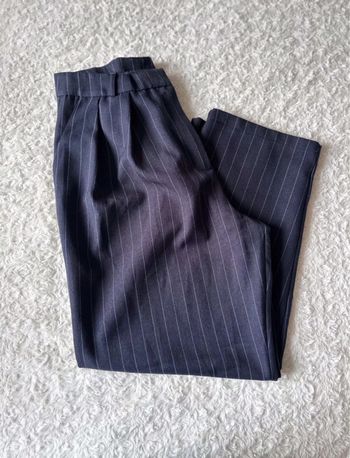Pantalon à rayures taille haute taille 40