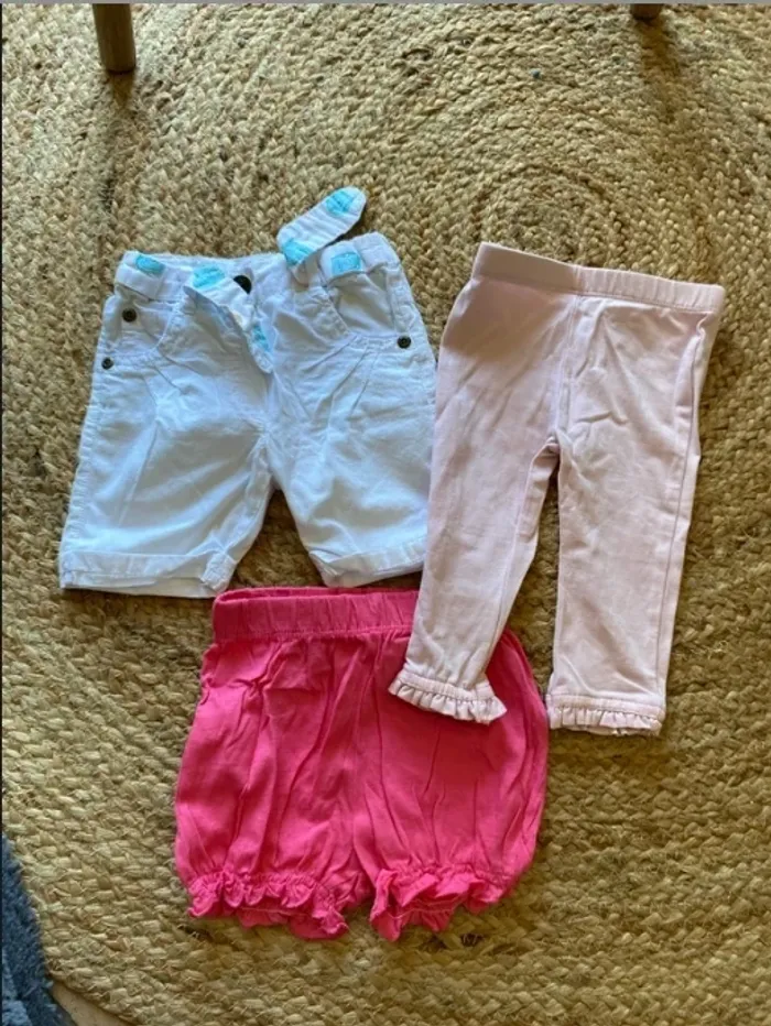 shorts bebe fille 6/9 mois
