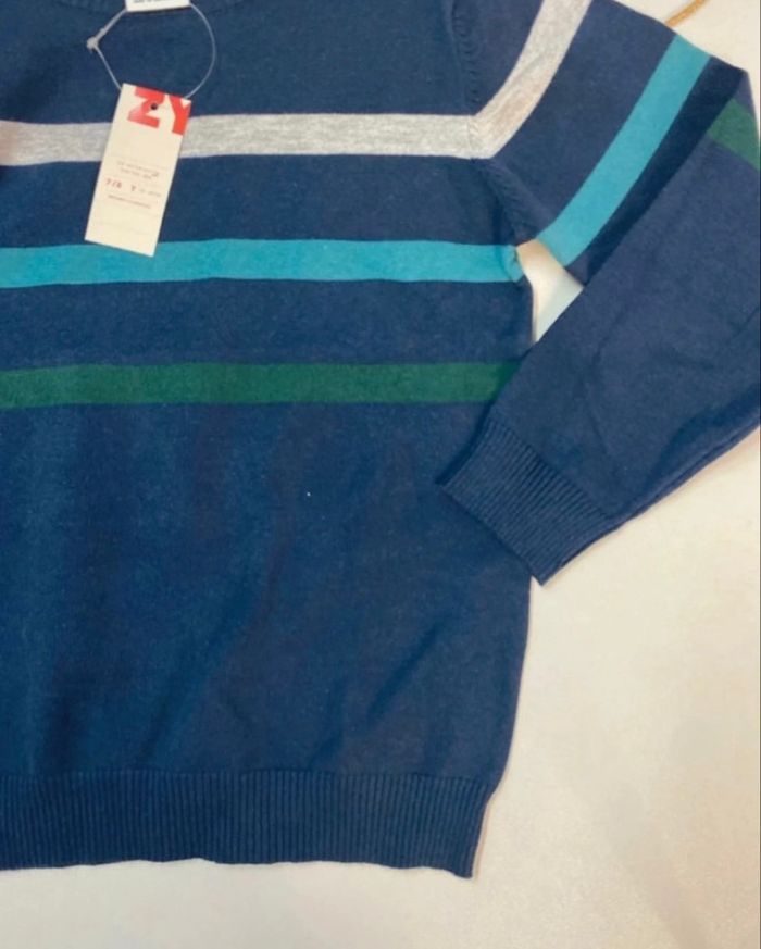 Pull garçon - neuf - Zippy - Taille 7 ans - photo numéro 2