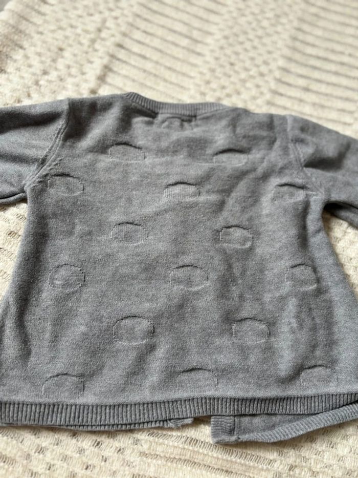 Cardigan fille gris 23 mois - photo numéro 3