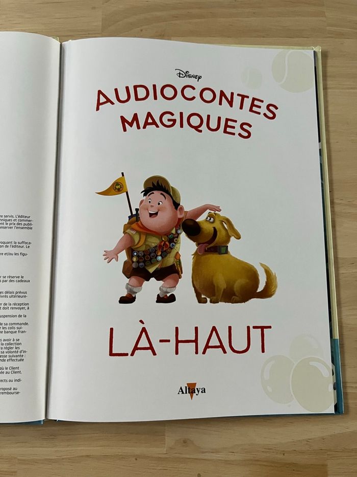 Livre Disney Audiocontes Magiques n°40 – Là-Haut – Bon État (Sans Figurines) - photo numéro 3
