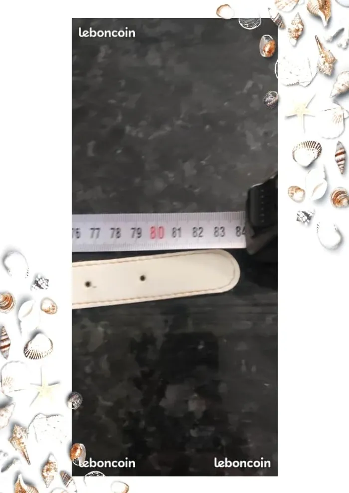 Ceinture blanche 80 cm - photo numéro 5