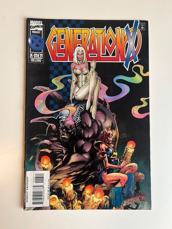 Comic Generation X Aug 1995 Marvel Comics X Men Very Good Condition