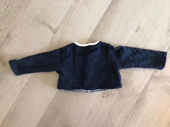 Ensemble robe avec body intégré et gilet Petit Bateau 3 mois - photo numéro 5