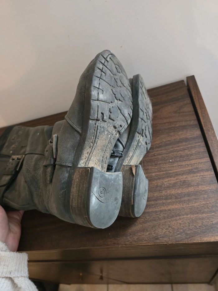 Bottes cuir 36 - photo numéro 9