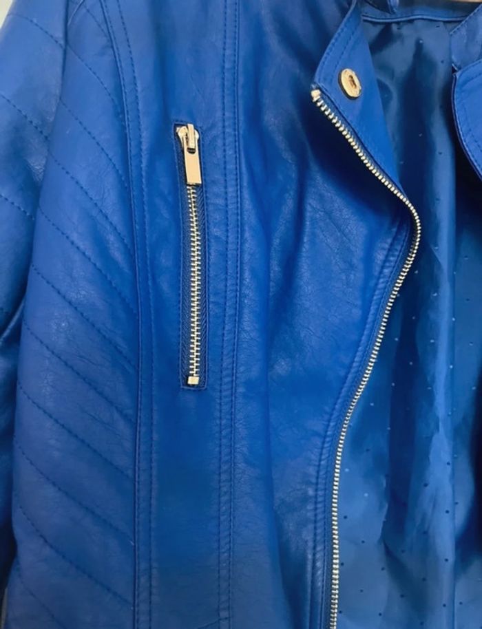 Perfecto simili cuir , blazer  , veste  , blouson - photo numéro 4