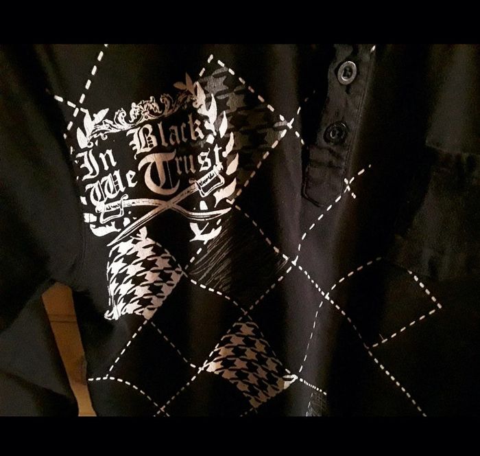 🟣 12 ans Polo noir 🟣 - photo numéro 2