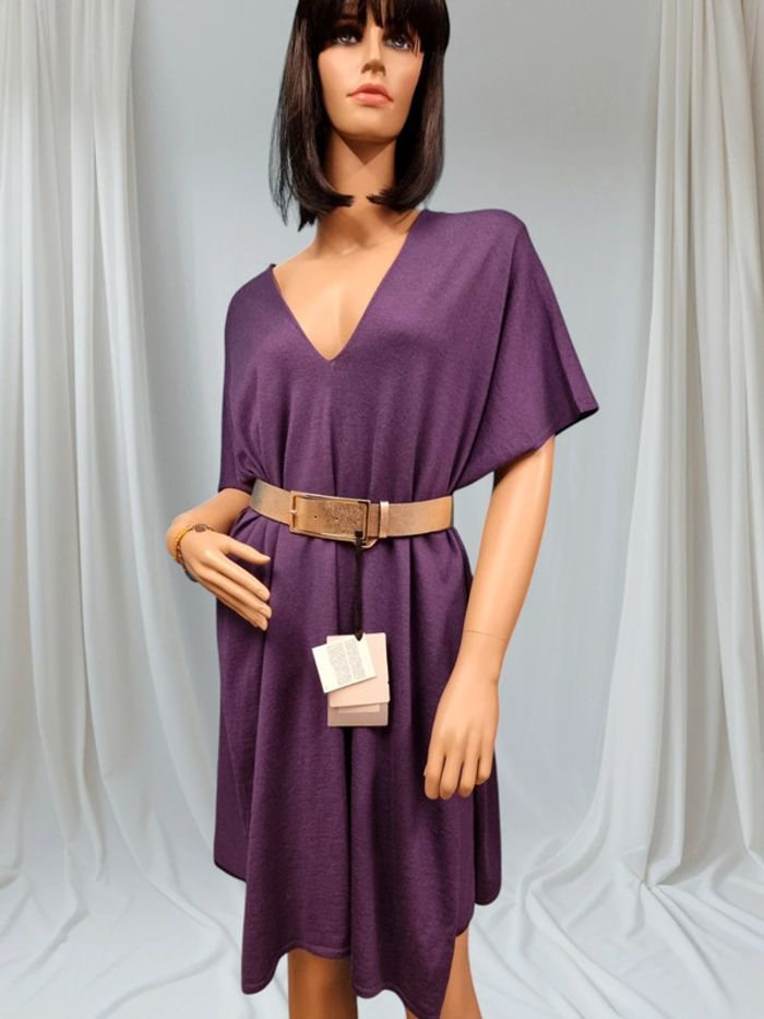 Stefanel robe multiples violet * taille L *