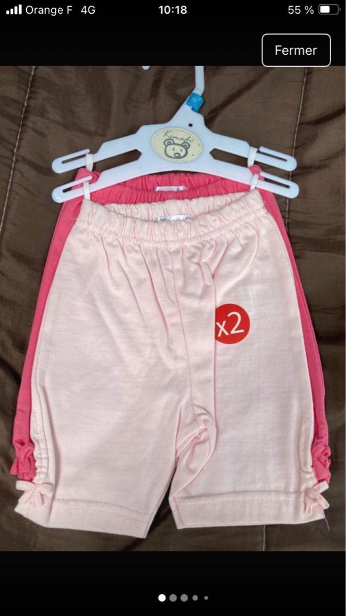 Lot de 2 shorts - photo numéro 2