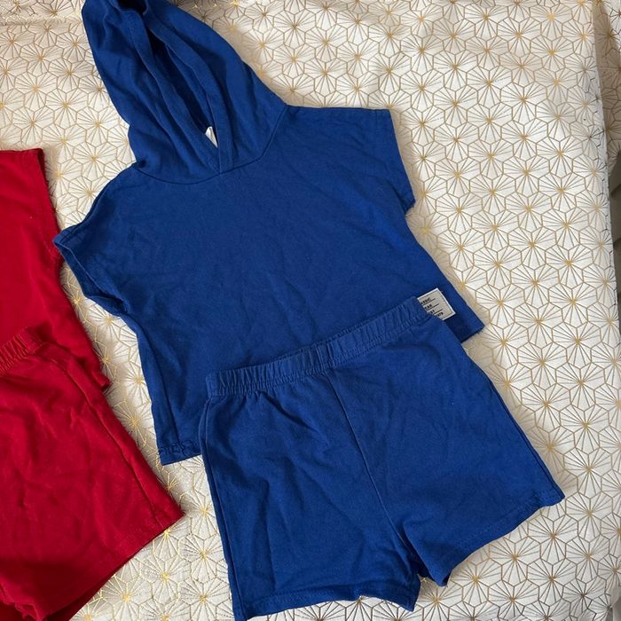 Ensemble sportwear garçon rouge et bleu - photo numéro 3