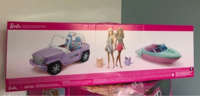 coffret duo jeep et bateau barbie - photo numéro 3