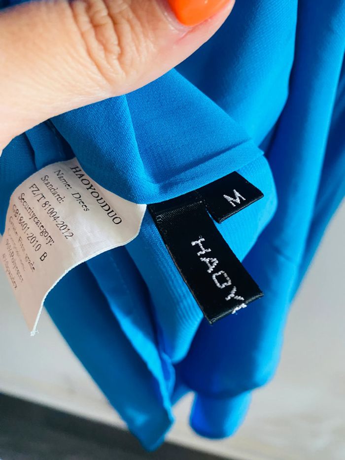 Robe bleue parfait état taille M - photo numéro 7