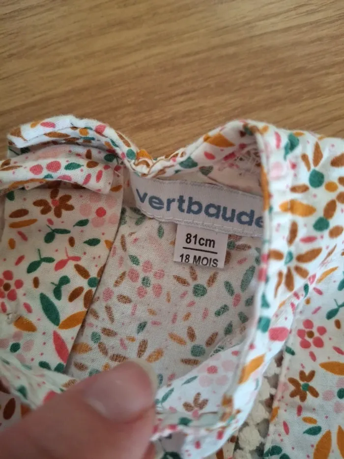 Blouse fleurie vertbaudet 18 mois - photo numéro 4