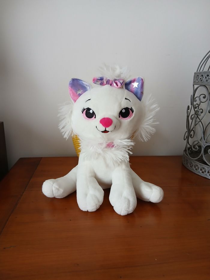 Doudou-Peluche Chat Marie *20 cm - photo numéro 7