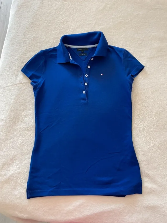 Polo Tommy Hilfiger bleu - photo numéro 2