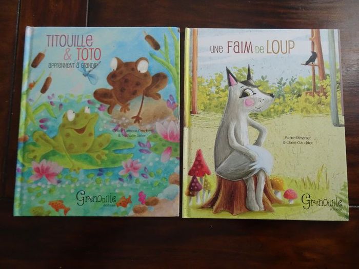 Lot de 2 livres jeunesse Grenouille Editions