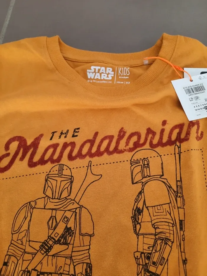 T-shirt The Mandalorian 12 ans neuf - photo numéro 3