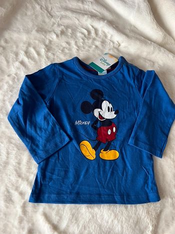 Tee shirt manche longue mickey disney