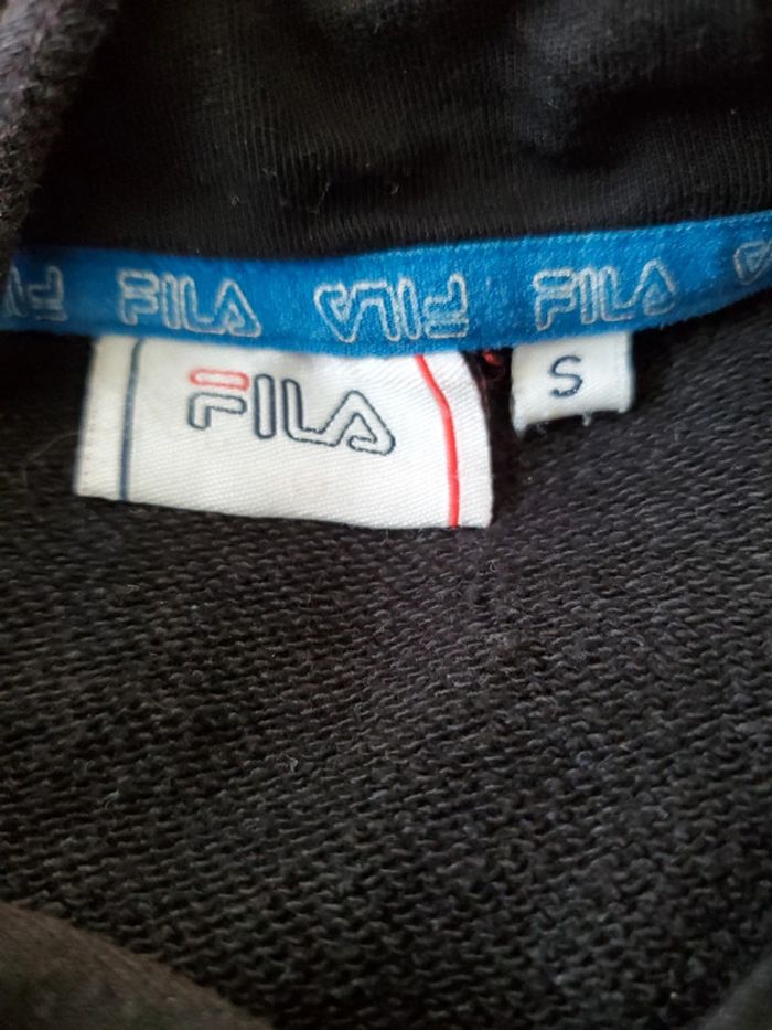 Sweat à capuche noir TS Fila - photo numéro 4
