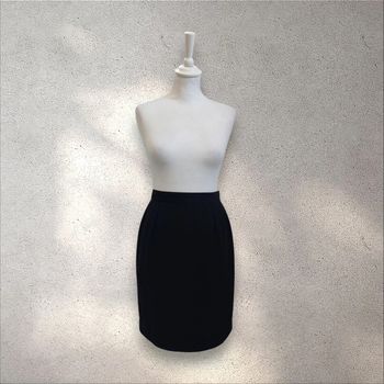 Jupe de tailleur taille haute beu marine taille 38