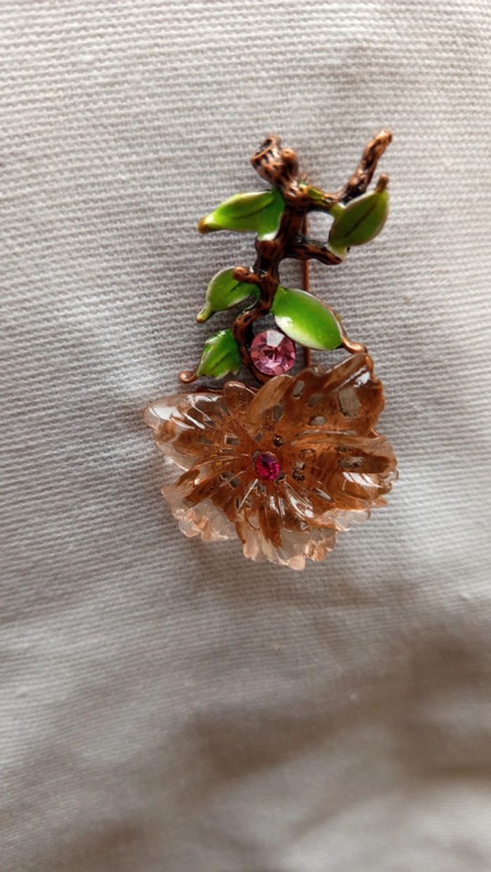 Broche fleur - photo numéro 4
