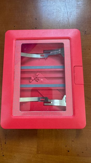 Cadre photo rouge Showbox 9X13 cm