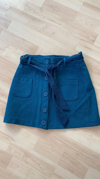 Jupe courte bleue okaidi taille 10 ans