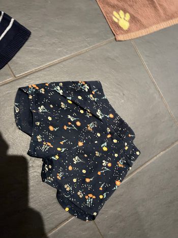 Short à motif à fleurs