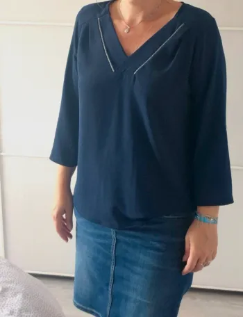 Blouse ligne à suivre taille 38