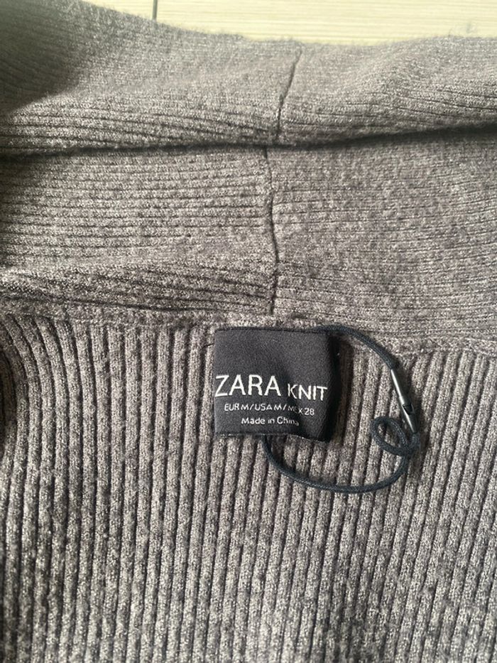 Gilet gris Zara - photo numéro 3