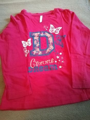 Tee-shirt manches longues fille 6 ans Gemo