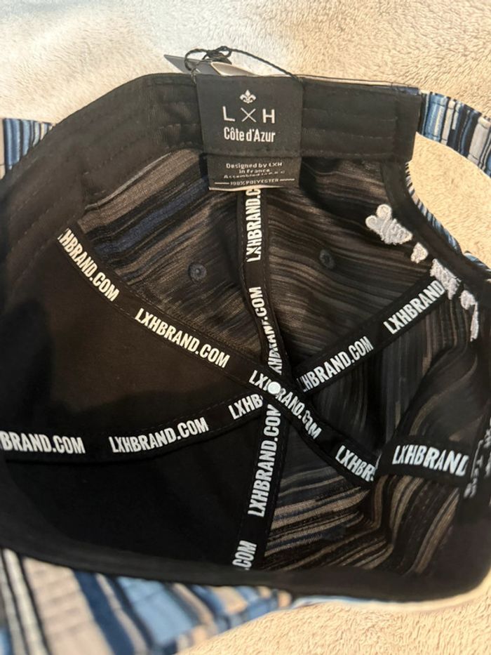 LxH - Casquette "Cote d'azur" & Housse, Bleu, Taille unique - photo numéro 5