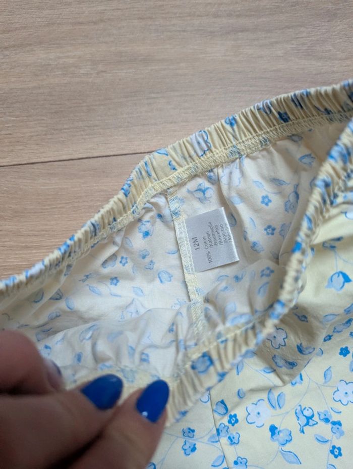 Magnifique pantalon léger 100% coton vintage 12 mois - photo numéro 3