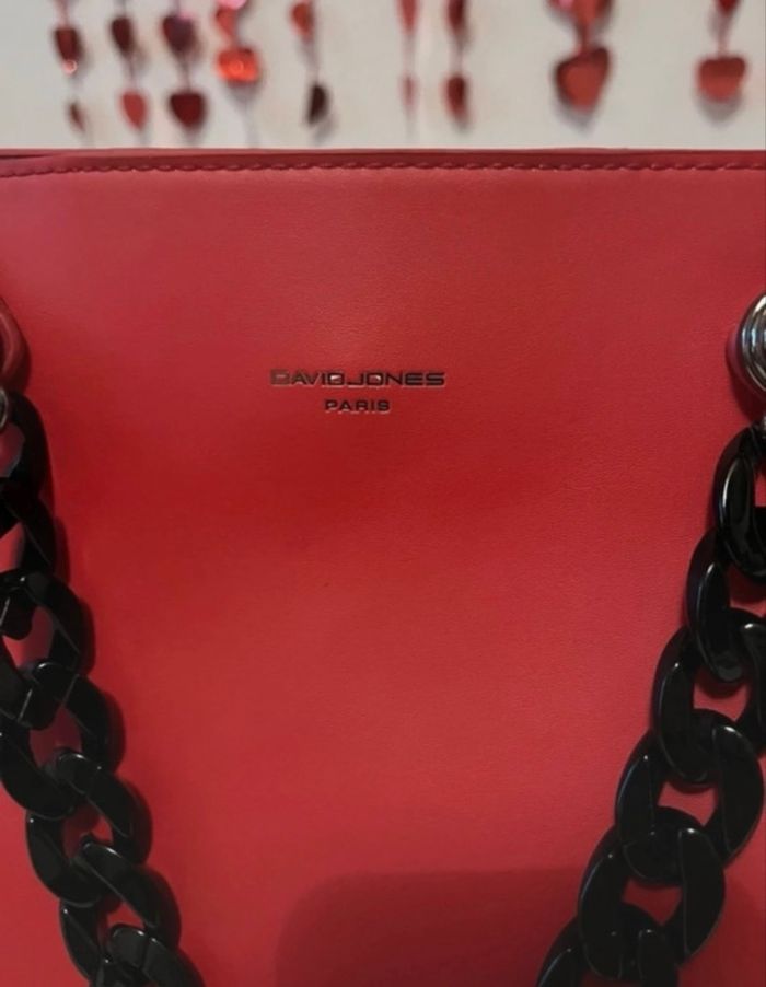 Sac à main rouge en très bon état - photo numéro 3