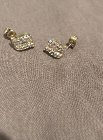 Boucle oreille strass