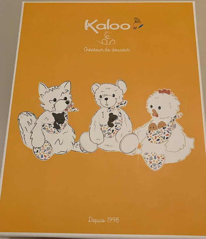 Peluche papa poule Paul et son bébé kali - photo numéro 5