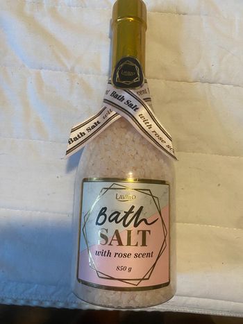 Bouteille sel de bain