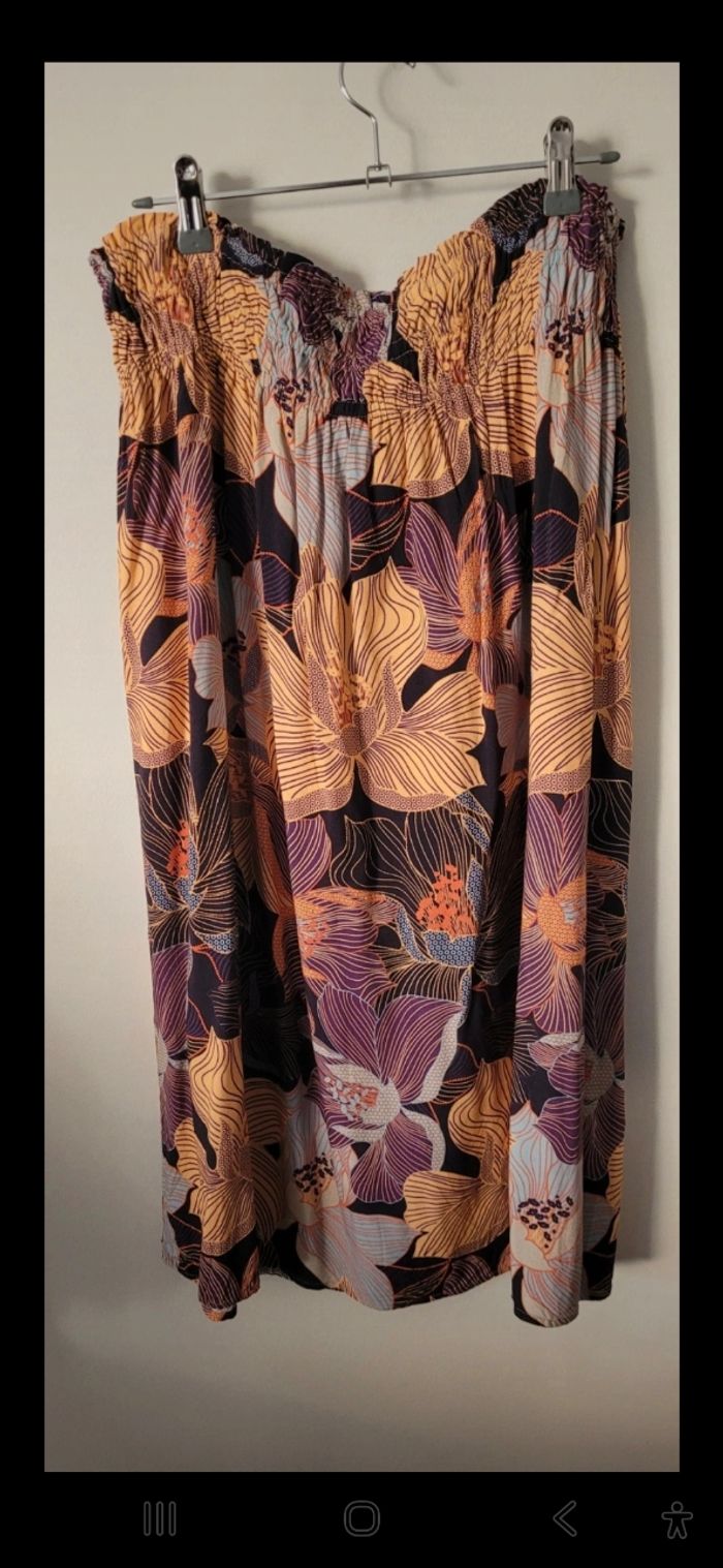 Jupe longue imprimé style vintage