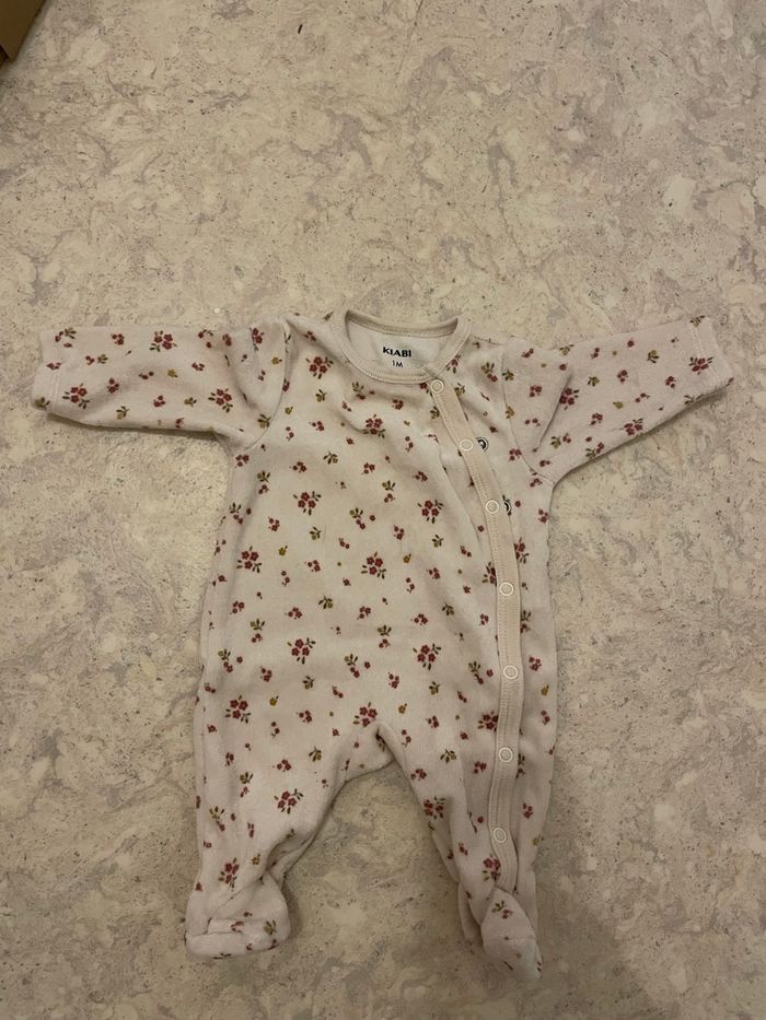 Pyjama fleur fille 1M
